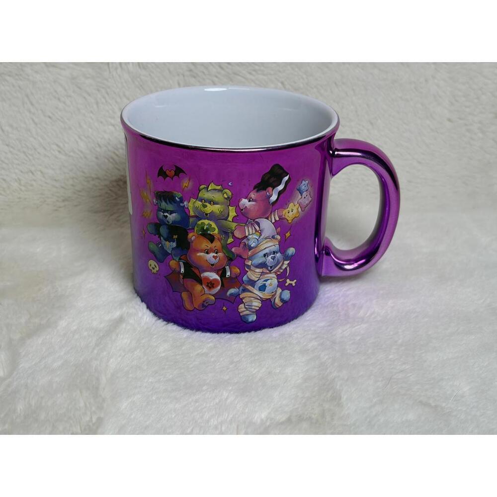 Care Bears Halloween Mug – Metallic Purple Ceramic Coffee Cup​